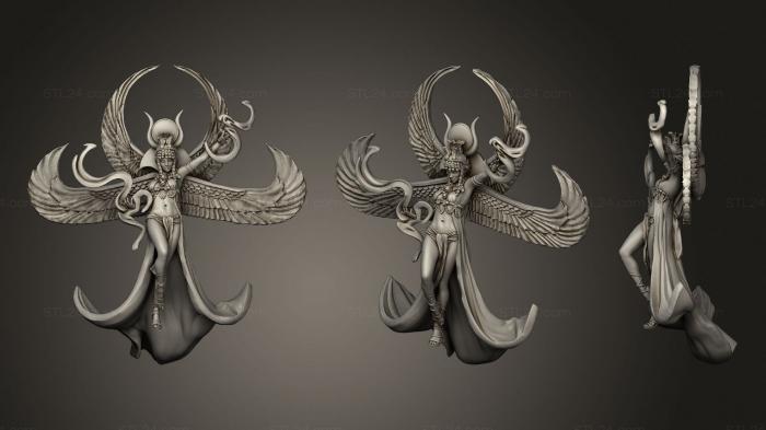 Figurines heroes, monsters and demons (Isis 2, STKM_2766) 3D models for cnc